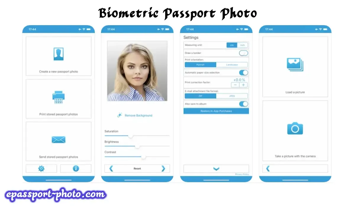 Biometric Passport Photo