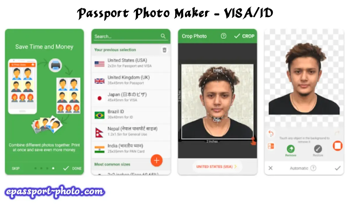 Passport Photo Maker - Visa/ID