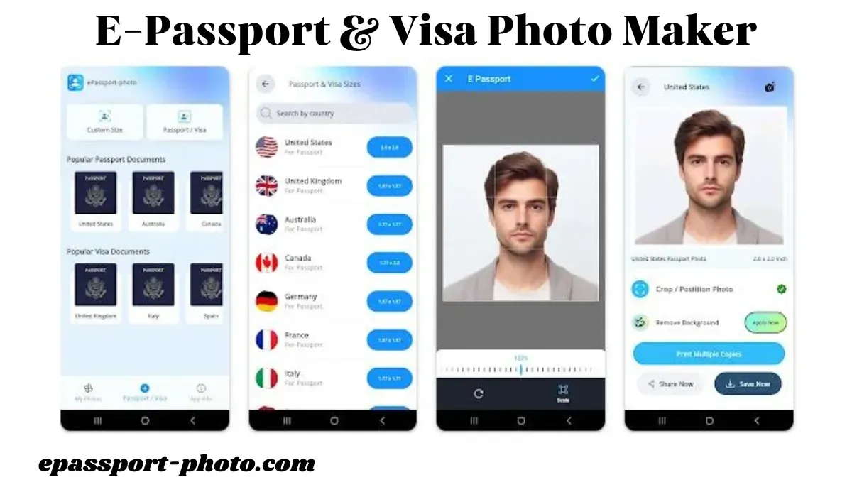 E Passport and Visa Photo Maker